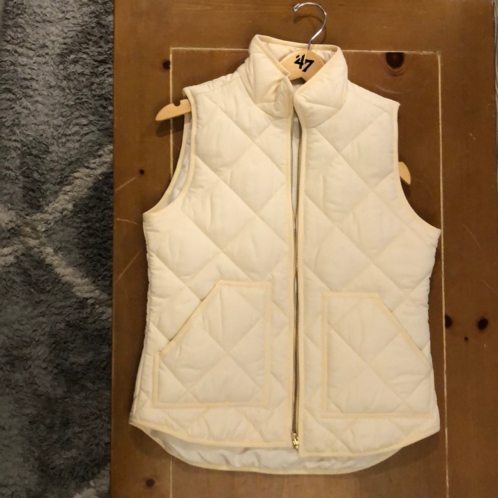 J. Crew White Vest